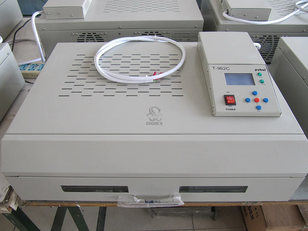 

Free shipping T-962C Infrared IC Heater Reflow Solder Oven Machine 2500 W 400 x 600 mm RH