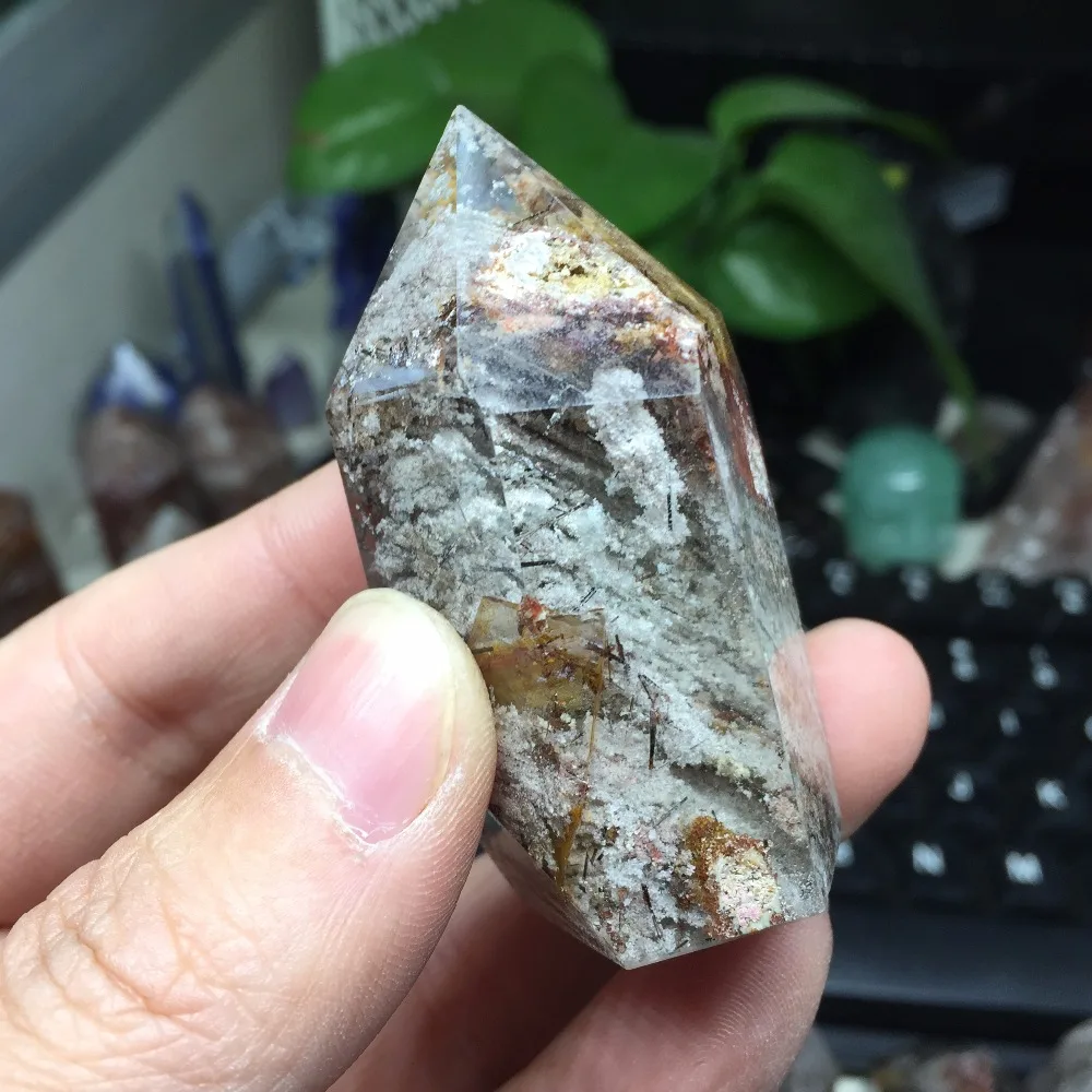 Свадебное украшение 60 г естественные характеристики кварца Кристал фантом