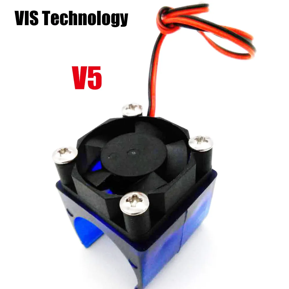 3 комплекта DC 12V пластиковые мини V5/V6 вентиляторы охлаждения + синий Вентилятор