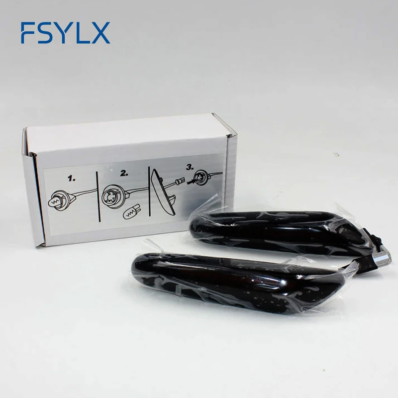 FSYLX светодиодные боковые габаритные фонари желтый указатель поворота светильник