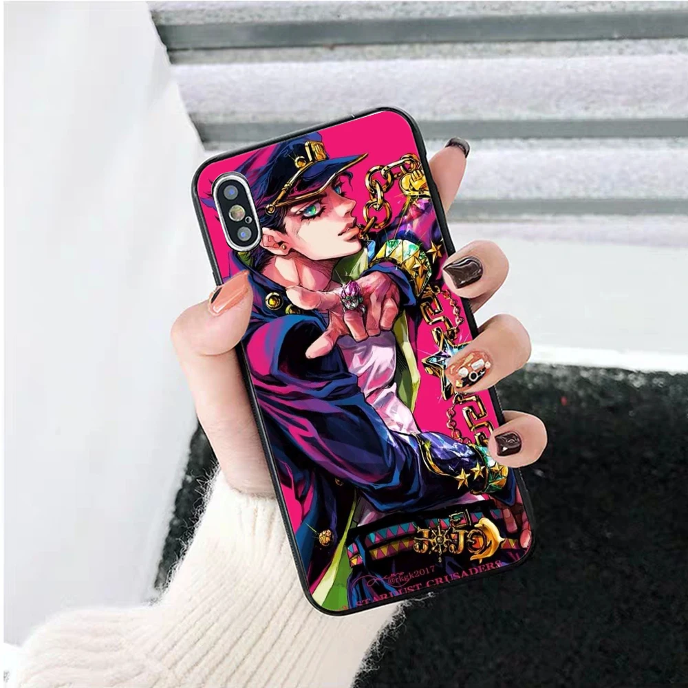 JoJo странные приключения популярный изготовленный на заказ силиконовый чехол для