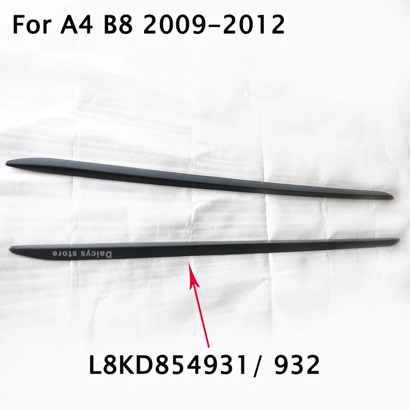 Replacement PP unpainted side skirts bodykit L8KD854931 932 for AUDI A4 B8 before facelift 4-DOOR 2009-2012 | Автомобили и