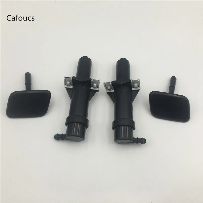 Full set (4 pieces) Омыватель передней фары Форсунка насос для hyundai IX55 Veracruz 2007- Омыватель фары крышка - Цвет: Full set (4 pieces)