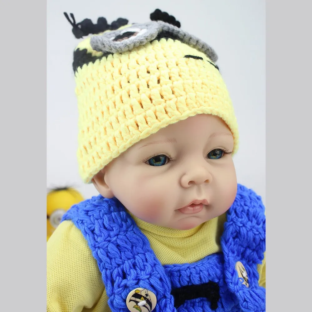 New 2015 Hot Silicone Vinyl Baby Reborn Doll 50cm Lifelike Toys Boneca baby Alive For Girls Boys Gift Free Shipping | Игрушки и хобби