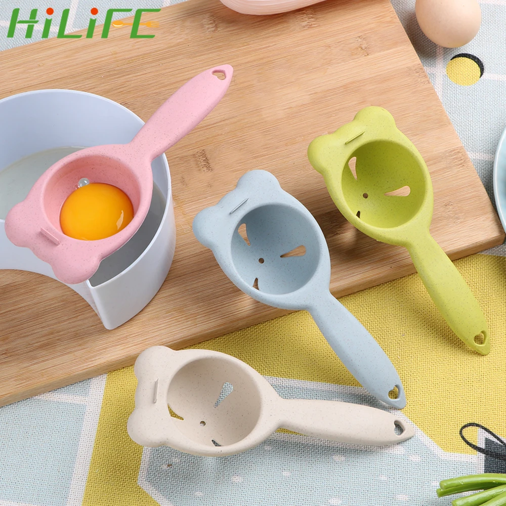 Пластиковый разделитель для яиц HILIFE инструменты просеивания белого желтка