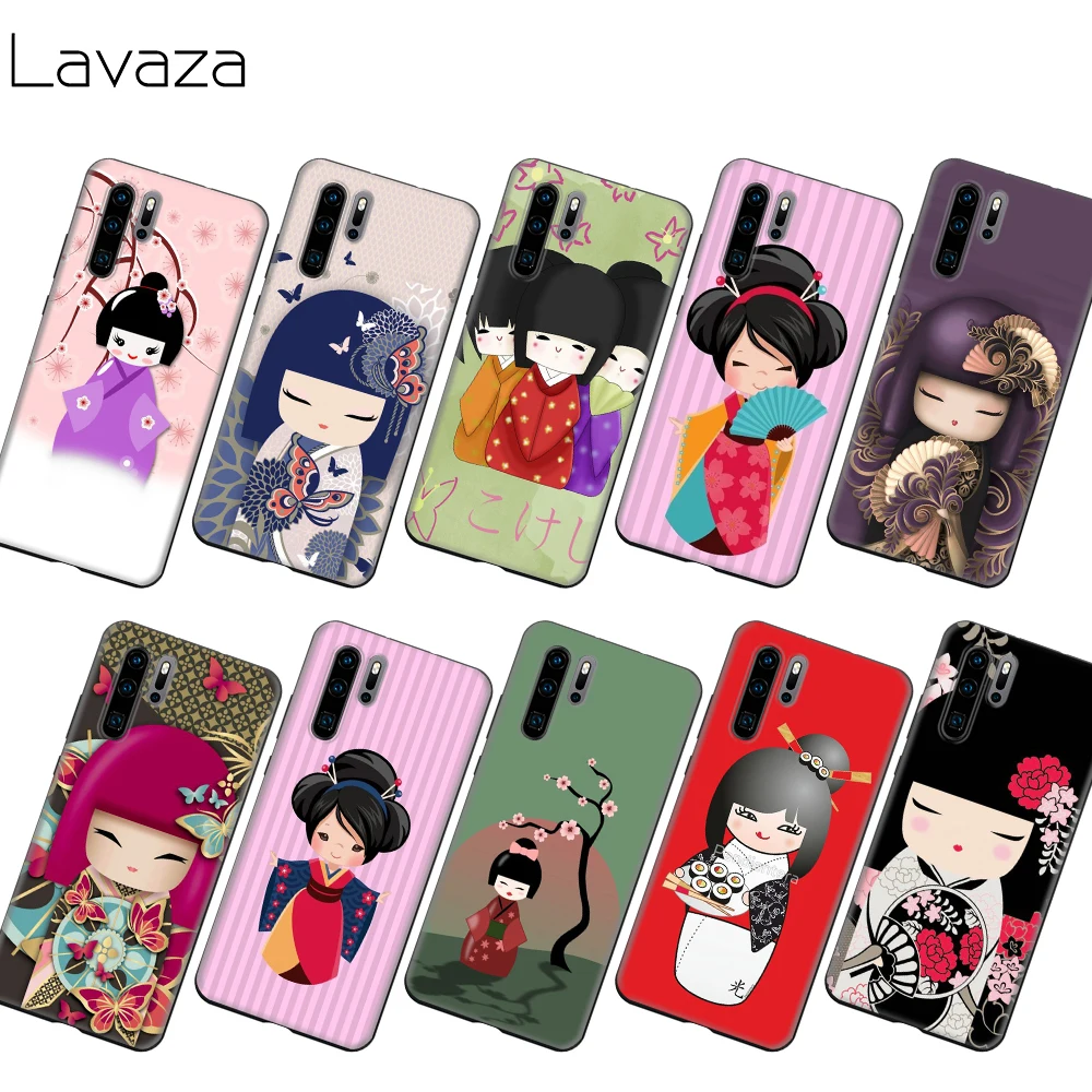 Lavaza kawaii Japanese Kokeshi doll чехол для Honor Mate 30 Nova 4E 5T V20 9X P20 Y9 5i P Smart Z Prime Plus Lite Pro|Бамперы| |