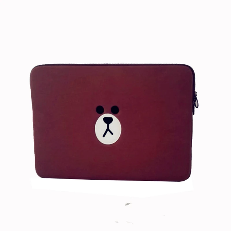 Коричневая милая сумка для ноутбука с рисунком медведя 10 ''для Ipad Air2 Pro9.7 чехол для Apple 10,5 ryan mini4, сумка для ноутбука