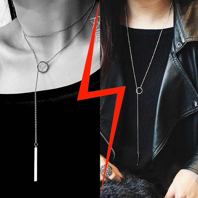 Колье из настоящего серебра Red Trees Brand Fashion Summer Fine Jewelry длиной 90 см для женщин в качестве подарка на день рождения.