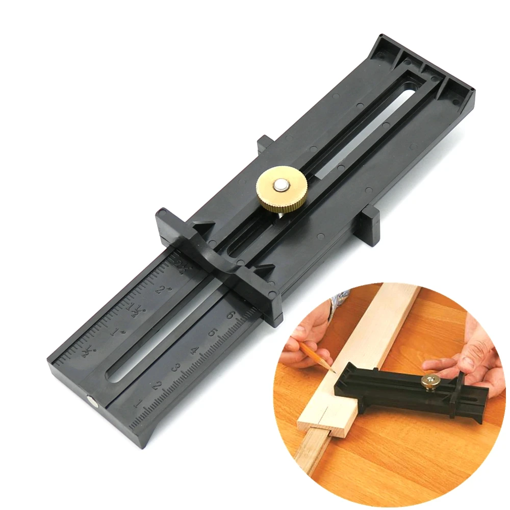 

1pc 4 inch Woodworking Special Depth Measuring Ruler Depth Gauge Woodworking Ruler Free Shipping