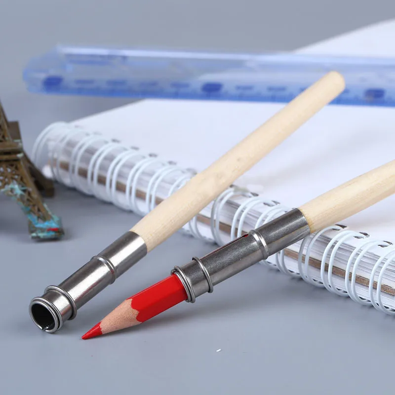 3 шт. деревянный удлинитель для карандашей с одним полюсом|wooden pencil|pencil extenderpencil