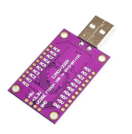 Многофункциональный высокоскоростной USB модуль CJMCU FT232H для JTAG UART/ FIFO SPI/