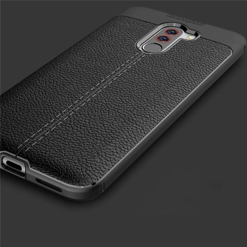 Чехол gkk для Xiaomi POCOPHONE F1 мягкий чехол из ТПУ бизнеса 360 полная защита