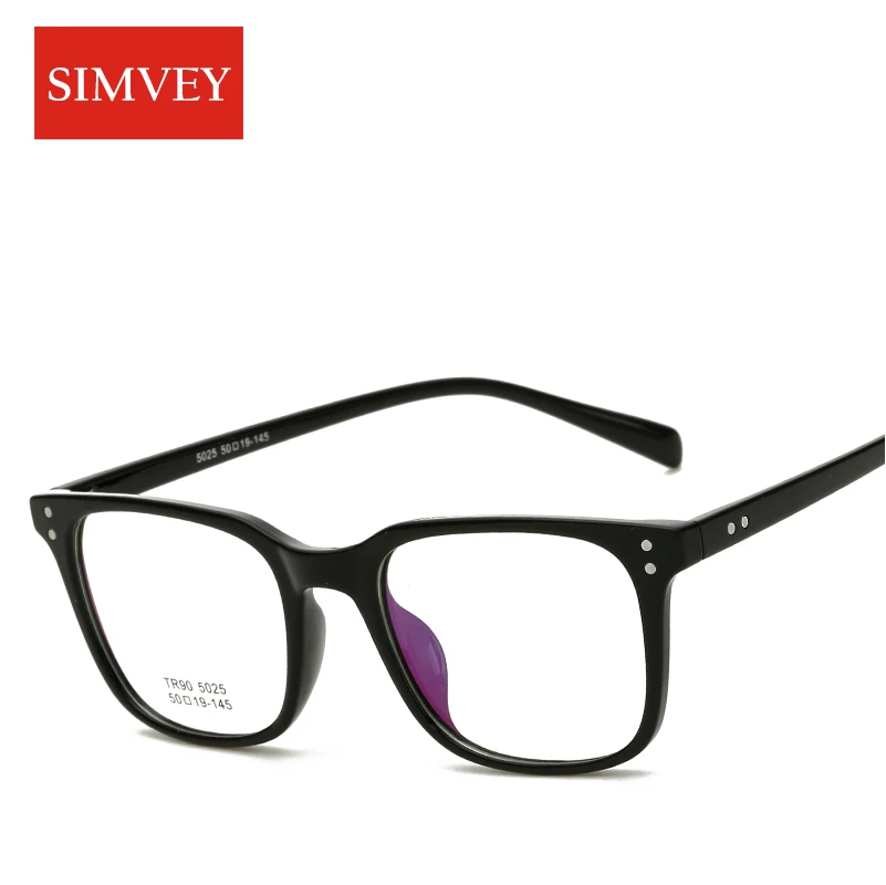 Simvey ретро большие квадратные оправы для очков женские и мужские модные очки Nerd