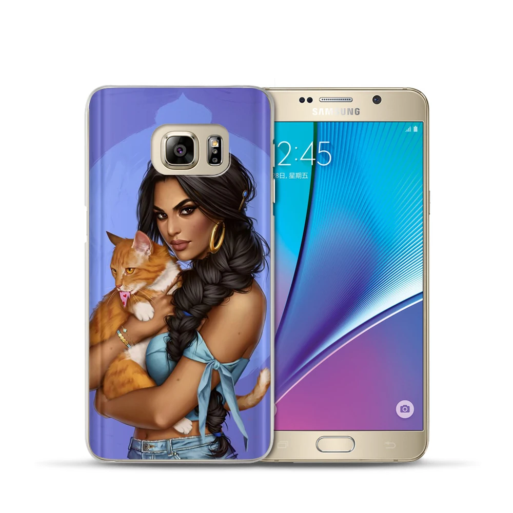 For Samsung Galaxy A30 A50 A10 A20 A40 A70 M10 M20 Coque Modern Princess Snow White Ariel Belle Tinker Bell Etui Phone Case |
