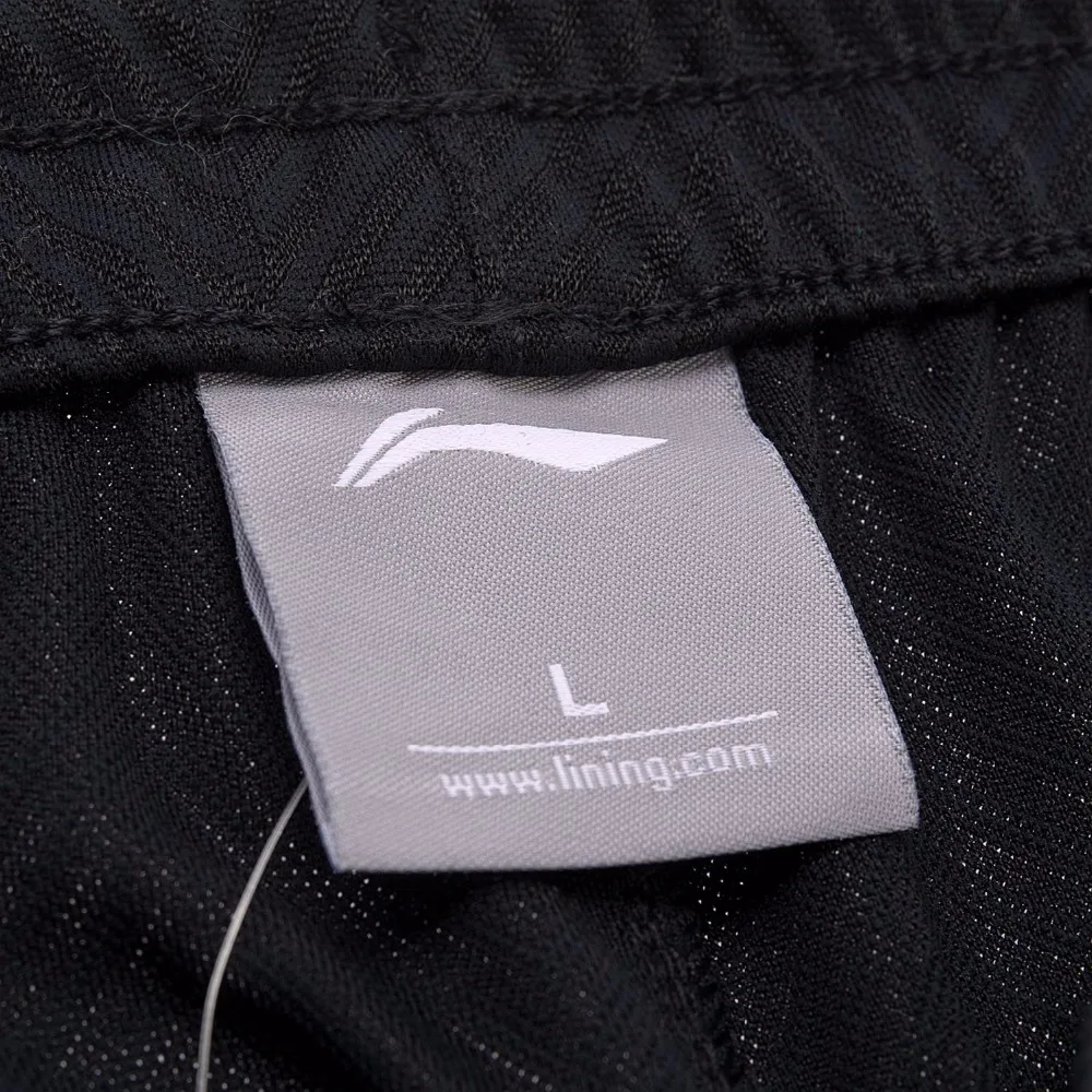 Li Ning спортивные мужские шорты для занятия баскетболом 100% полиэстер Slim Fit