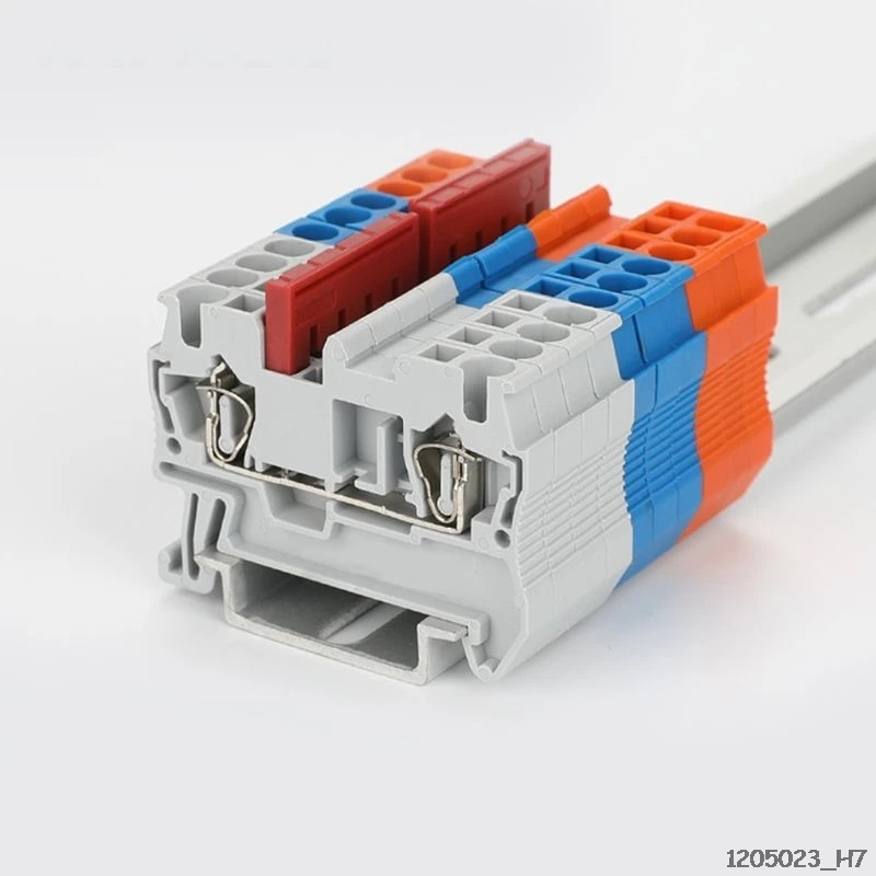 Клеммные блоки на din рейке 2 5 3 л с разъемом для разъема ST2.5 STTB Amphenol пружиной ST2