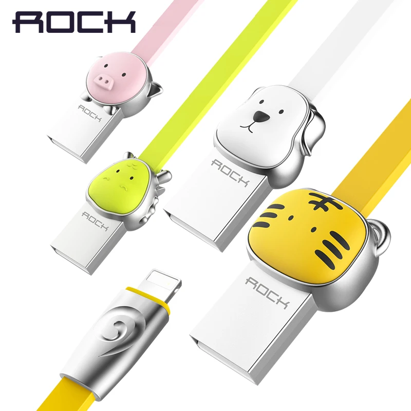 Кабель освещения для iPhone 6 ROCK 1 м Mascot USB кабель синхронизации данных X 7 8 6s Plus провод