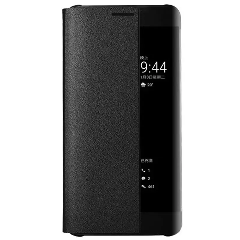Оригинальный чехол для смартфона S GUARD P10 кожаный флип с окошком ответа на звонок
