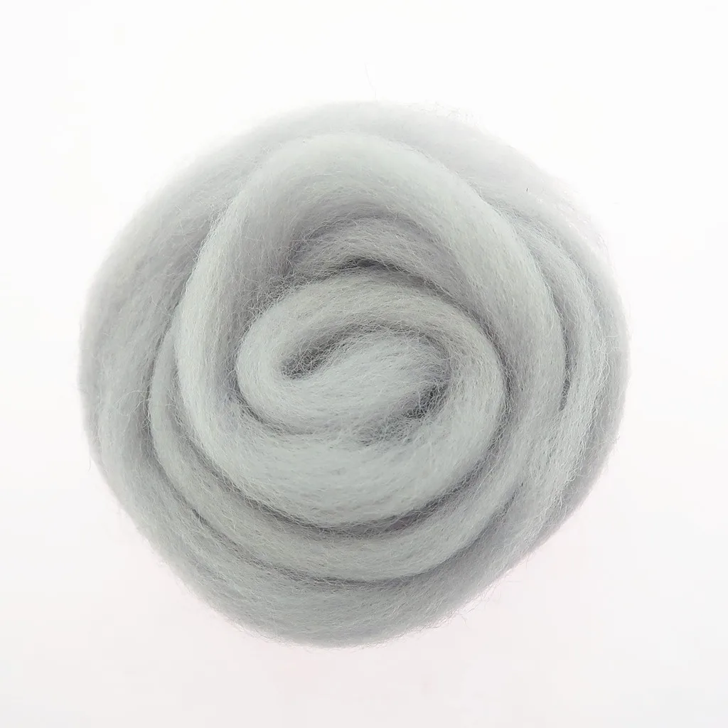 50/100g/ Basic Color Series Wool Fibre Flower Animal Wool Felting Handmade Spinning DIY Craft Materials Tool Felt Felt Fabric