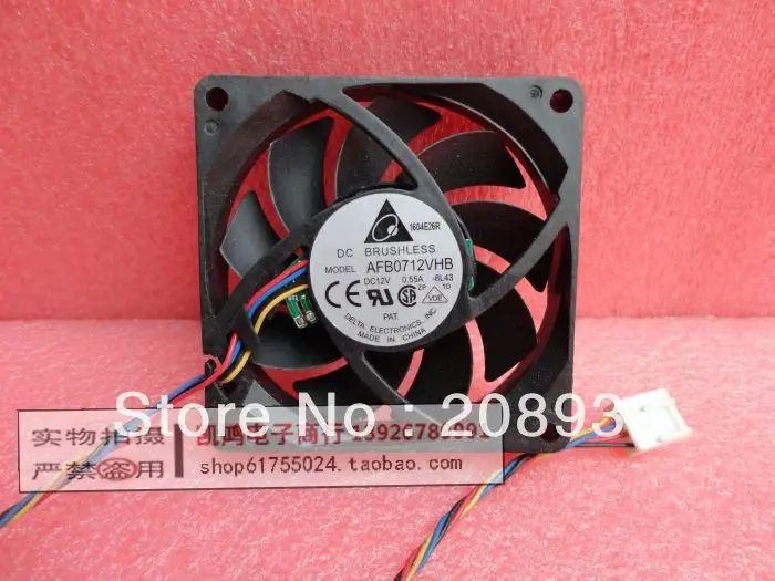 For Delta AFB0712VHB 12V 0.55A 7015 7CM CPU temperature control chassis +cooling fan | Компьютеры и офис