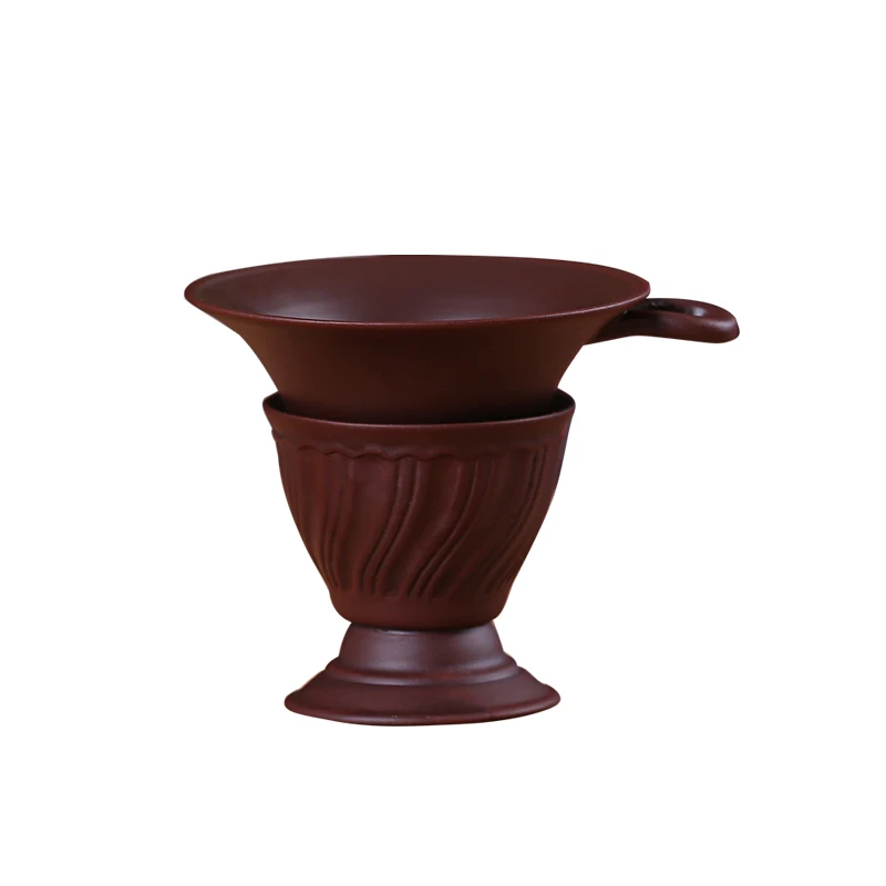 

2021 New Arrival Zisha Tea Filter Set Mesh Tea Infuser Reusable Tea Strainer Chinese Teaset accessories funnel