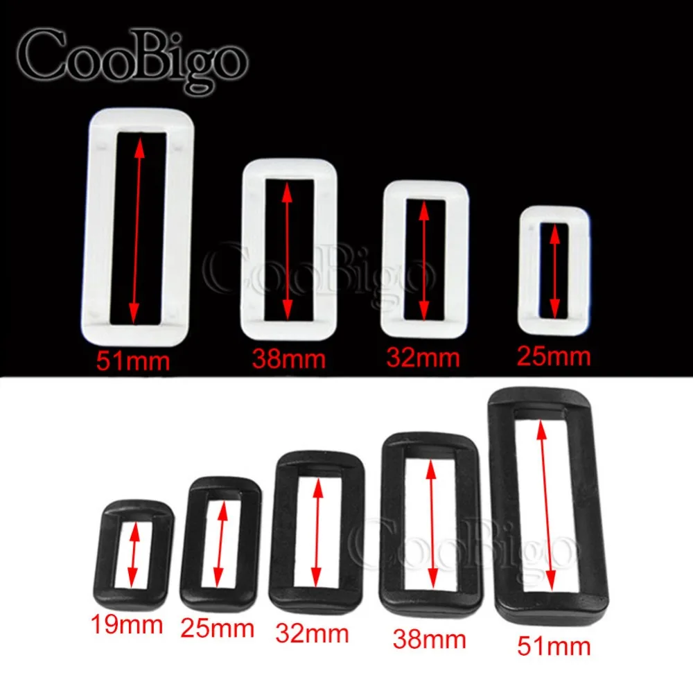 5 шт. 3/4 "1" 1 1/4 1/2 2 "петли Looploc сторонний релиз пряжки Пластик прямоугольник