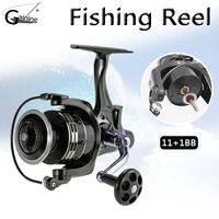 spinning fishing reel 111bb no gap metal spool wheel 3000 6000 imitation of cnc rocker arm carp fishing reel saltwater fishing