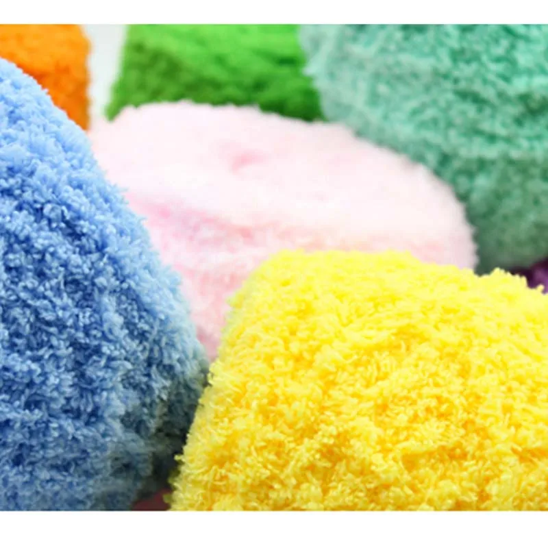 100 г/шар разные цвета вязание бархат Коралловая пряжа шар высокое качество ручная