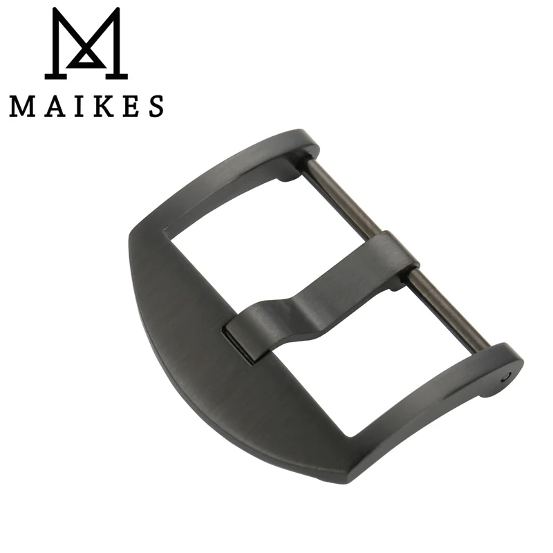 MAIKES 316L Пряжка из нержавеющей стали 20 22 24 серебряные черные часы застежка Матовый