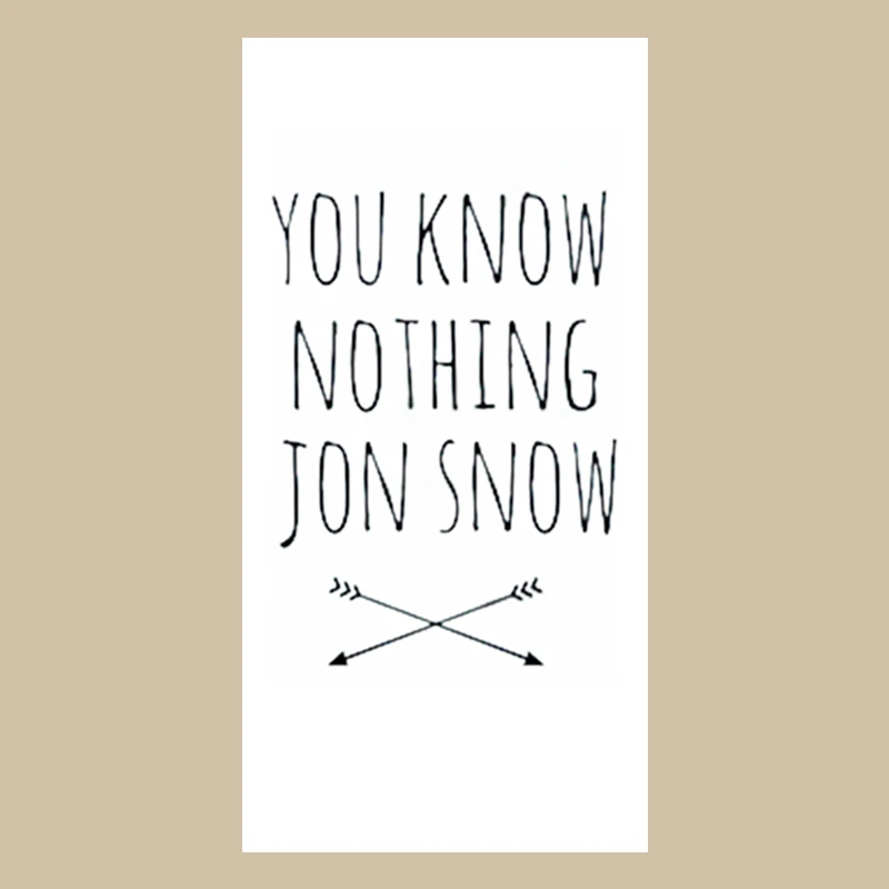 Забавное полотенце для душа You Know Nothing Jon Snow Face легкое спортивное из микрофибры