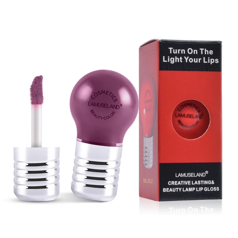 12 Colors Liquid Lipstick Creative Lasting&ampBeauty Lamp Lip Gloss Beauty Makeup Cosmetic Tool Easy To Apply 9g | Красота и здоровье