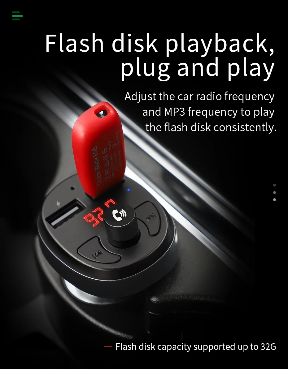 HOCO E41 Dual USB Автомобильное зарядное устройство с fm-передатчиком Bluetooth Aux модулятор Автомобильный аудио mp3-плеер 3.1A Dual USB Автомобильное зарядное устройство