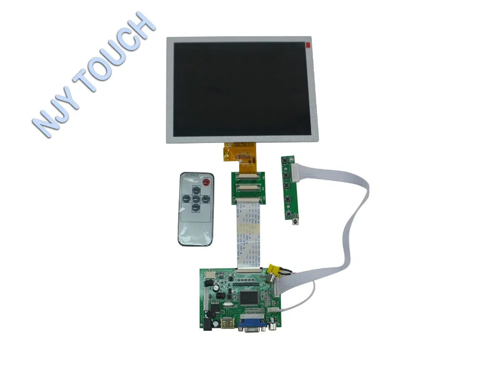 HDMI VGA AV LCD Controller Board For EJ080NA-04C HJ080IA-01E 1024x768 Raspberry