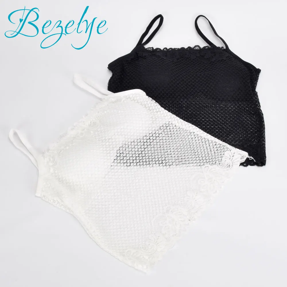 Хлопковые детские кружевные лифчики для девочек подростков дышащие топы на