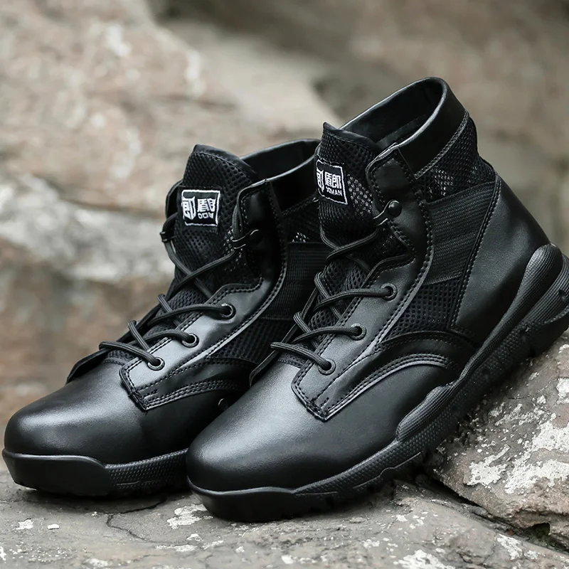Военные полуботинки сетки боевые тактические сапоги Дышащие Пеший Туризм обувь