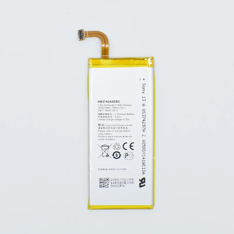 Hekiy новая 3 8 В 2000 мАч HB3742A0EBC батарея для Huawei Ascend P6 P6-U06 p6-c00/Ascend G6 G620 G621 G620s G630 Bateria |