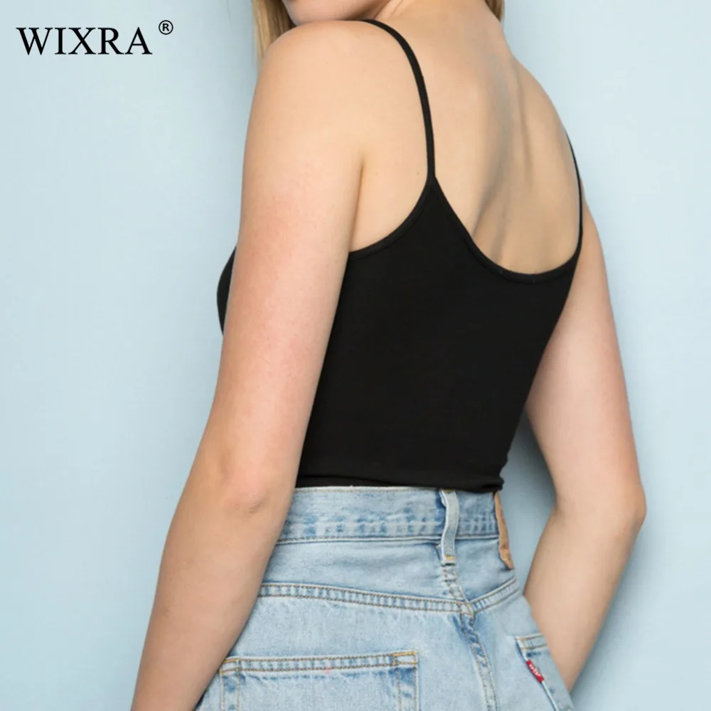 Женский топ с полосками по бокам Wixra повседневный короткий в полоску лето 2018 |