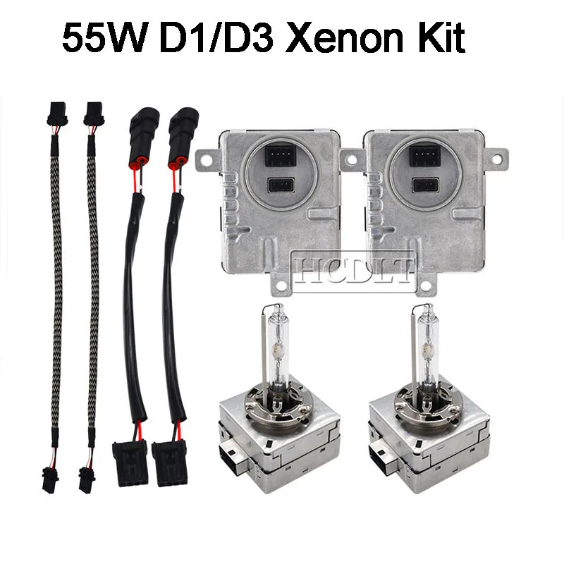 Комплект ксеноновых фар HCDLT Xenon D1S 55 Вт HID 5000K 6000K D3S 4300K 8000K Металлическая лампа для D1R