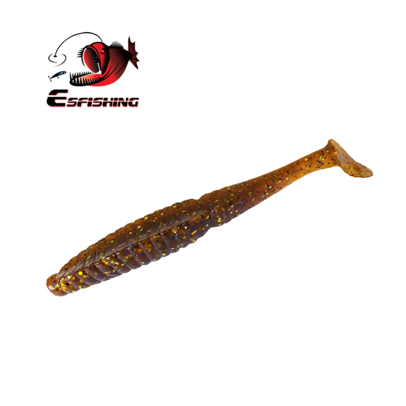 PA09 ESFISHING рыболовные приманки шатающиеся Shad 125 мм 4 шт. искусственные приманки Leurre Souple Iscas снасти воблеры для ловли карпа - Цвет: PA09