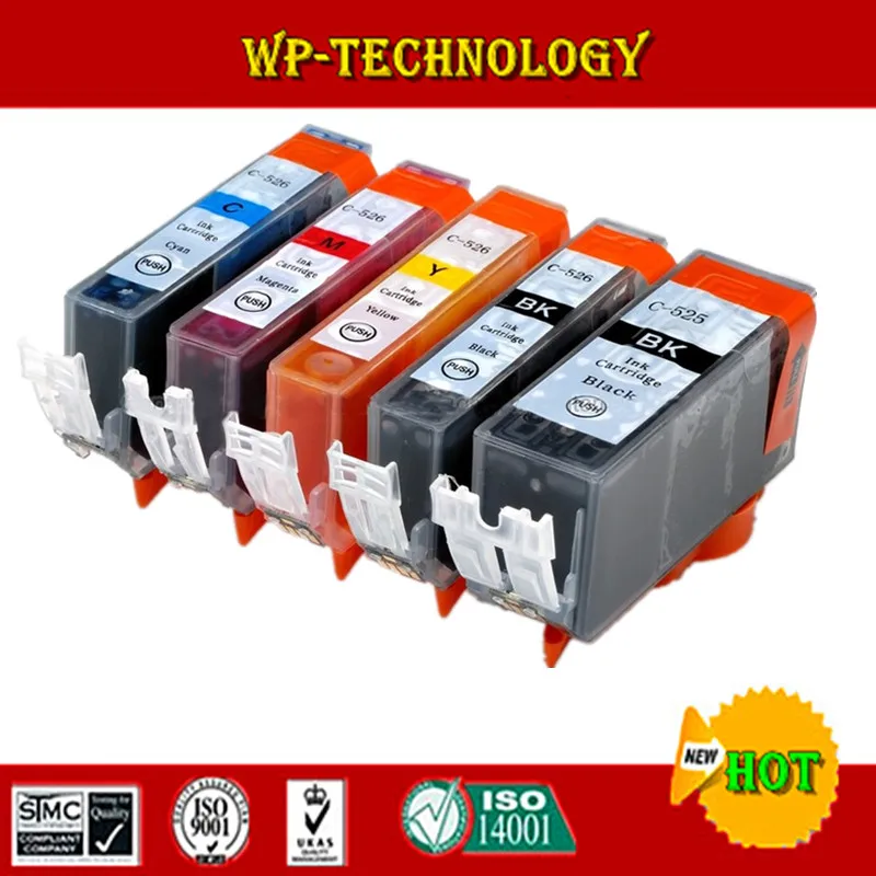 Совместим с чернильными картриджами PGI525 CLI526 и Canon PIXMA MG6150 MG6250 MG8150 MG8250 т.