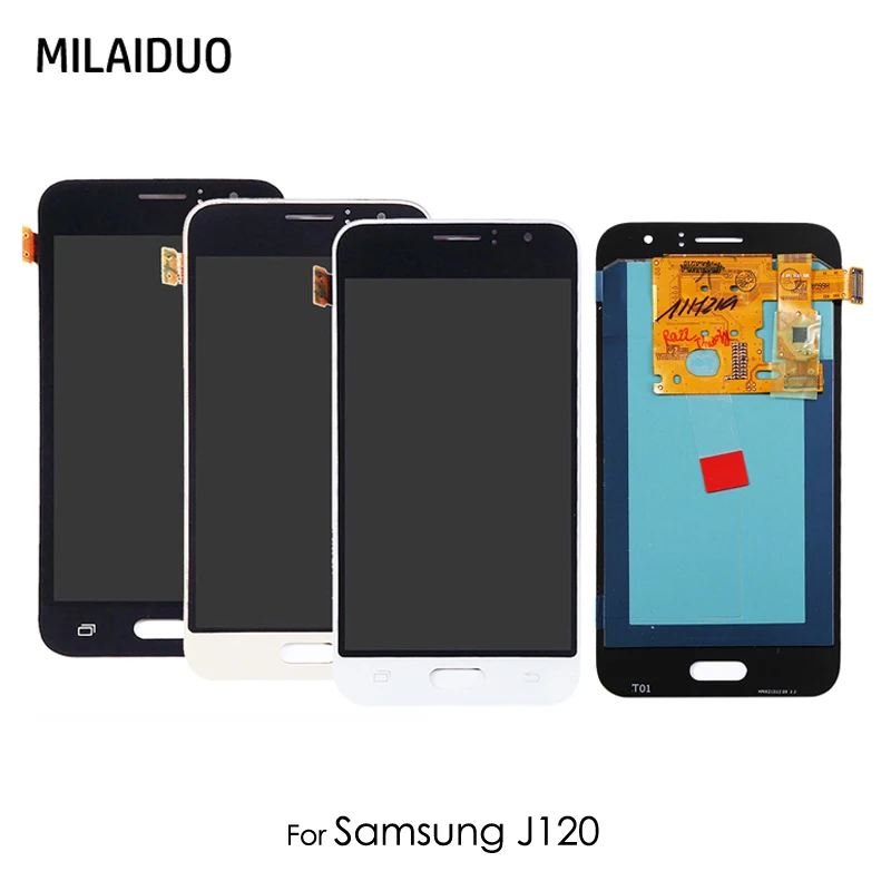 AMOLED ЖК-дисплей для Samsung Galaxy J1 2016 J120 J120F J120M J120H J120G OLED кодирующий преобразователь