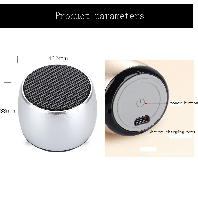 I Key Buy портативный 6 шт. магнитный беспроводной мини Bluetooth динамик 3D стерео