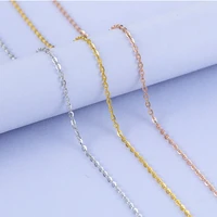 lo paulina 925 silver jewelry 0 8mm o chain sweater long necklace 50cm55cm60cm europe brand style joyas lpc11