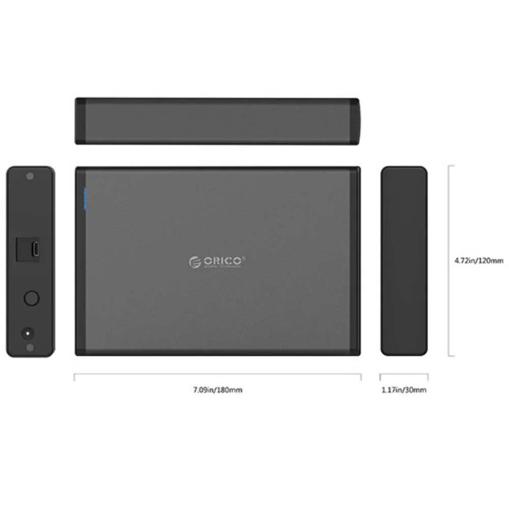 

Orico HDD Case 3.5-inch Computer External Type-c Sata Serial Universal Mobile Hard Disk Case For Mechanical Hard Disk and SSD