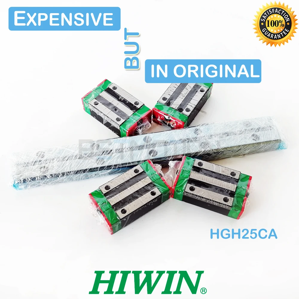 Оригинальная линейная направляющая HIWIN HGR25 300 460 500 640 820 900 1000 мм 1100 1240 1500 рельсовый