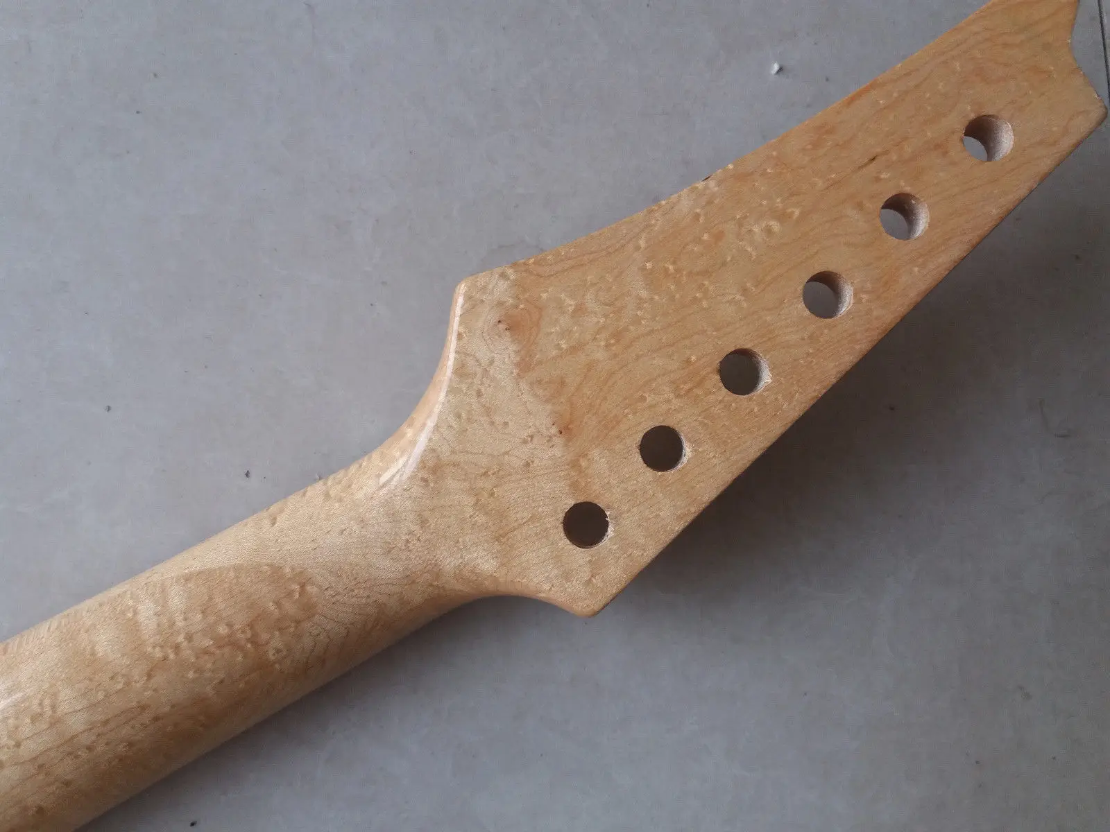 1 шт. DIY 24frets Глянцевая натурального дерева Birds Eye Maple Гитары шеи|Детали и аксессуары