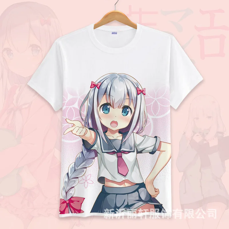 Японский аниме &quotEromanga-Sensei&quot унисекс для ролевых игр топы летние повседневные