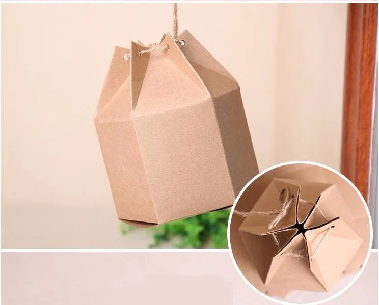 Крафт бумага для упаковки пищевых продуктов плоская коробка яиц/печенья