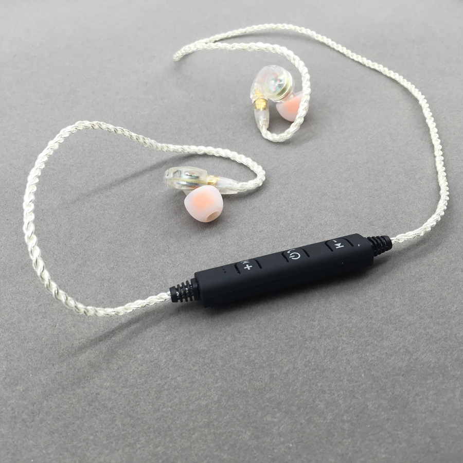 76 Cores MMCX DIY SE215 Earphone Original Upgrade Silver Plating Cable Detachable Wire for Shure SE315 SE535 SE846 UE900 | Электроника