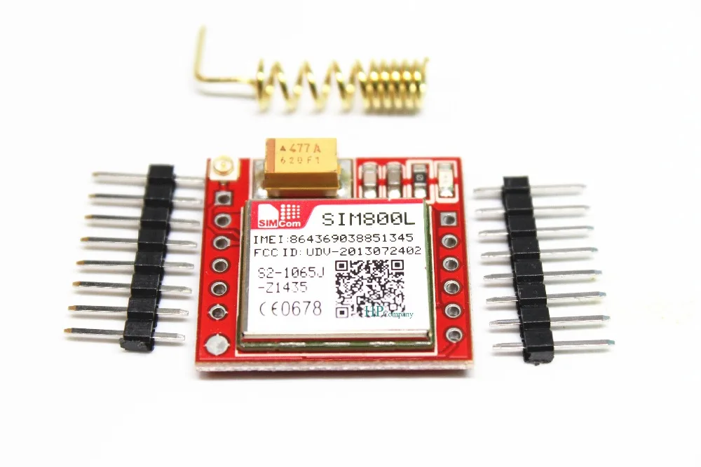 Бесплатная доставка 10 шт. SIM800L GPRS GSM модуль PCB Micro SIM плата/карта Core плата Quad Band TTL